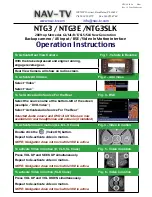 Preview for 2 page of Nav TV NTG3 Product Description