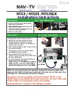 Preview for 3 page of Nav TV NTG3 Product Description