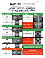 Preview for 4 page of Nav TV NTG3 Product Description