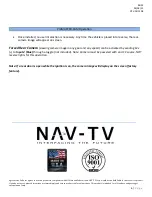 Предварительный просмотр 6 страницы Nav TV ProMASTER-CAM Quick Manual