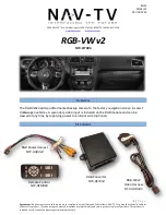 Nav TV RGB-VWv2 Manual preview