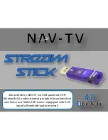 Nav TV StreamStick User Manual предпросмотр