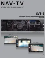 Nav TV SVS-6 Install Manual предпросмотр