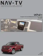 Nav TV UCTv 2 Series Manual preview