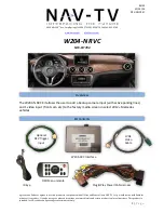 Nav TV W204-N RVC Manual preview