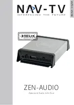 Nav TV ZEN-AUDIO Manual preview