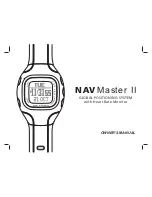 NAV Master II Owner'S Manual предпросмотр