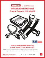 NAV NAVTOOL6.0-LG1-NBT Installation Manual preview