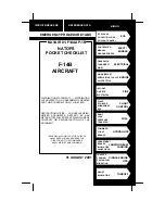 Navair F-14B Emergency Procedure Tabs preview