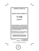 Preview for 3 page of Navair F-14B Emergency Procedure Tabs