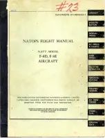 Navair Navy F-8D Flight Manual preview