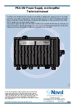 Naval PSA30V Technical Manual preview