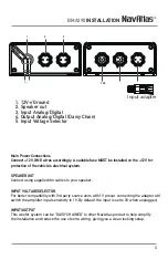 Предварительный просмотр 3 страницы NavAtlas BMA290 Installation & Owner'S Manual