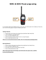 NavAtlas NHR1 Programming Manual preview