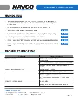 Preview for 13 page of NAVCO BH 1.00 Operation Manual