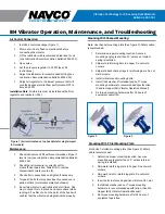 NAVCO BH Vibrator Operation & Maintenance preview