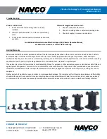 Preview for 2 page of NAVCO BH Vibrator Operation & Maintenance