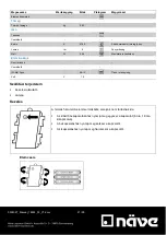 Preview for 21 page of Nave STERNE 5306027 Manual