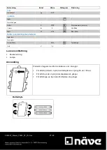 Preview for 27 page of Nave STERNE 5306027 Manual