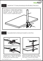 Предварительный просмотр 3 страницы NavePoint 00402225 Assembly Instructions