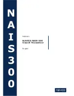 Navico Class B Transceiver NAIS-300 Manual preview