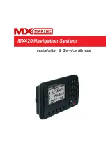 Preview for 1 page of Navico MX420 Installation & Service Manual