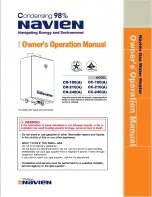 Preview for 1 page of Navien CR-180(A) Owner'S Operation Manual