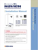 Preview for 1 page of Navien CR-180 Installation Manual