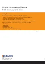 Preview for 29 page of Navien NFC-250/175H User'S Information Manual