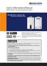 Предварительный просмотр 2 страницы Navien NHW700 User'S Information Manual