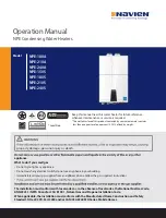 Navien NPE-150S Operation Manual preview