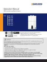 Preview for 1 page of Navien NPE-150S Operation Manual