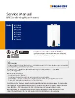 Предварительный просмотр 2 страницы Navien NPE-180A Service Manual