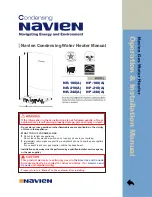 Navien NR-180A Operation & Installation Manual preview