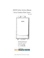 Navien NR Series Service Manual preview