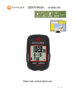 Preview for 1 page of Navig[8]r NAVBIKE-GPS User Manual