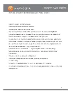 Preview for 2 page of Navig[8]r NAVSPORT1080X User Manual