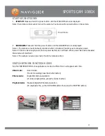 Preview for 9 page of Navig[8]r NAVSPORT1080X User Manual