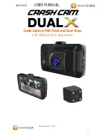 Navig8r Crash Cam Dual X User Manual preview