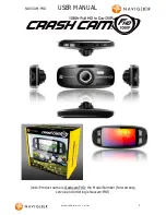 Navig8r Crashcam FHDWD User Manual preview