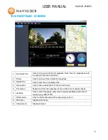 Предварительный просмотр 11 страницы Navig8r NAVCAM-616GPS User Manual