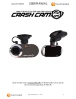 Navig8r NAVCAM-FHDGPS Crash Cam FHD GPS User Manual preview