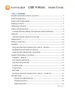 Preview for 2 page of Navig8r Navwatch-S10 User Manual