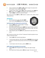 Preview for 10 page of Navig8r Navwatch-S10 User Manual