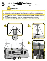 Предварительный просмотр 8 страницы Navigloo RV 14-17 ft/pi Assembly Instructions Manual