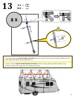 Предварительный просмотр 17 страницы Navigloo RV 14-17 ft/pi Assembly Instructions Manual