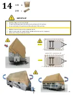 Предварительный просмотр 19 страницы Navigloo RV 14-17 ft/pi Assembly Instructions Manual