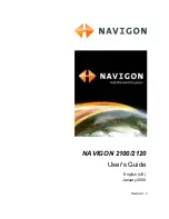 Preview for 1 page of Navigon 10000170 - 2100 - Automotive GPS Receiver User Manual