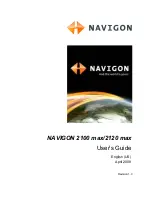 Navigon 10000300 - 2100 Max - Automotive GPS Receiver User Manual preview