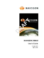 Navigon 21MAX User Manual preview